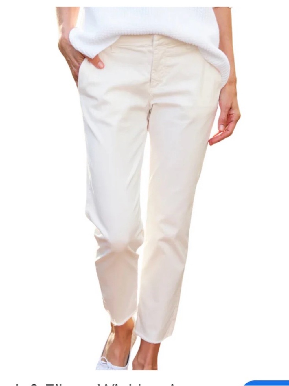 Frank & Eileen Off-White Women's Pants